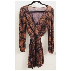 Urban Outfitters Ecote Paisley Wrap Dress